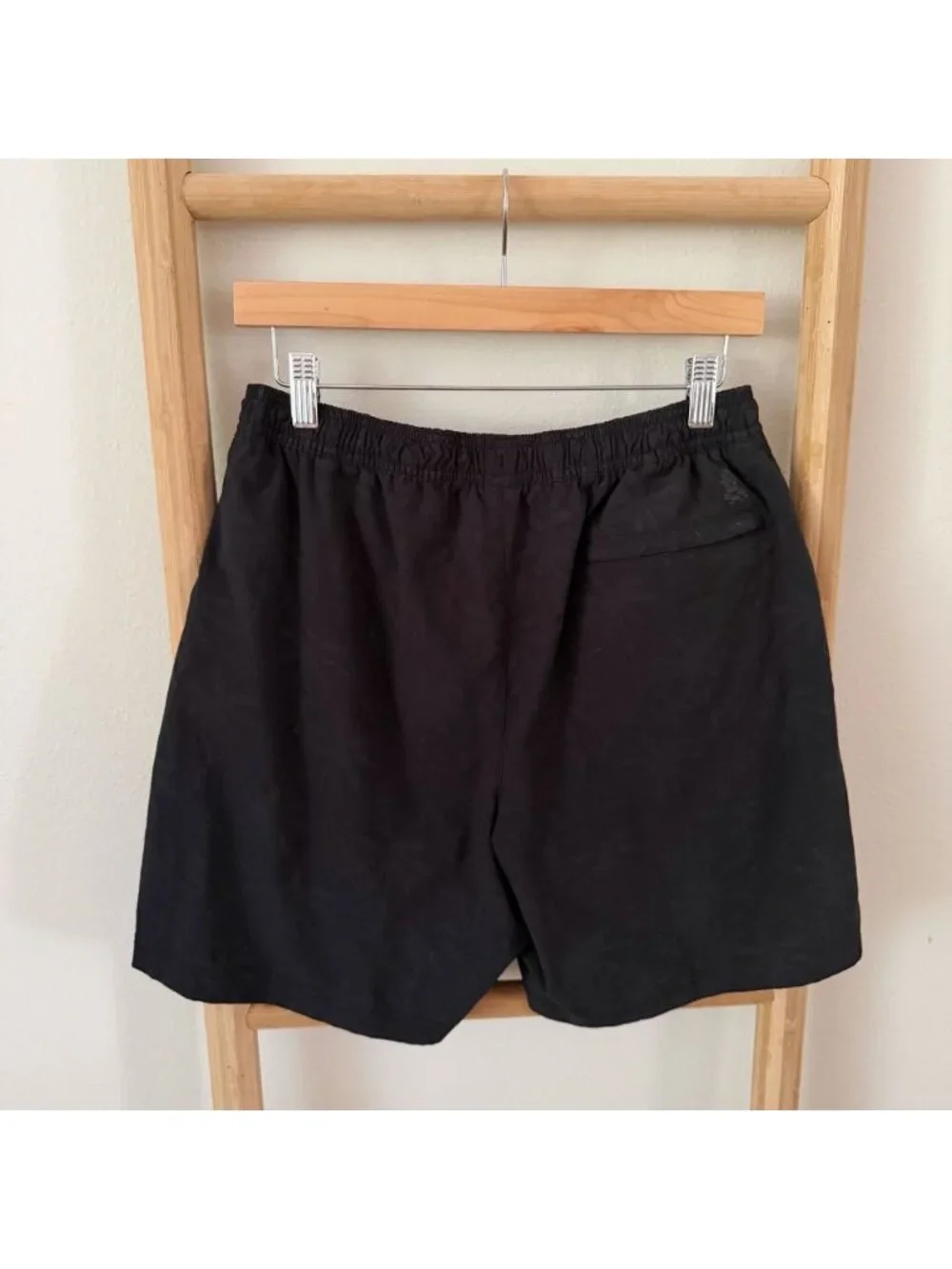 Chubbies Black 7” Lined Performance Swim Shorts Men’s Large Athletic Gym Running